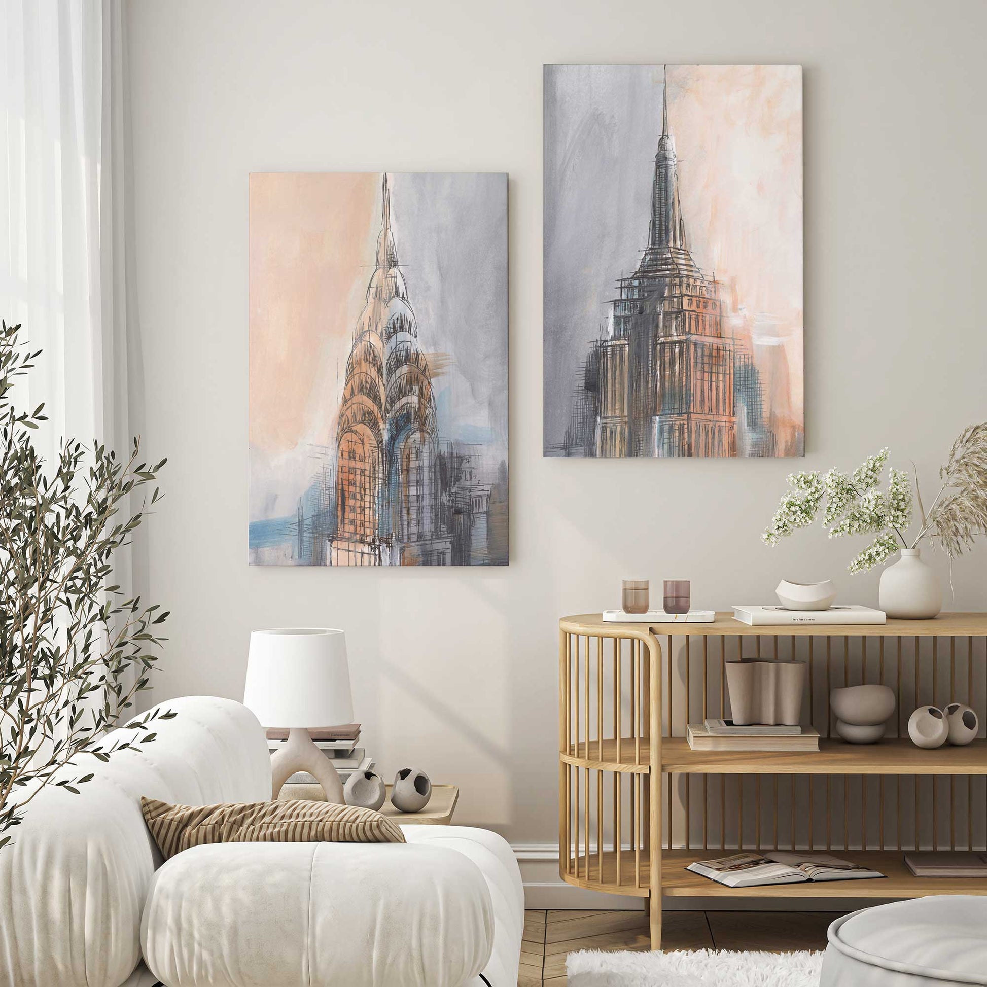 [Color:Opaque White], Picture of art in a White frame