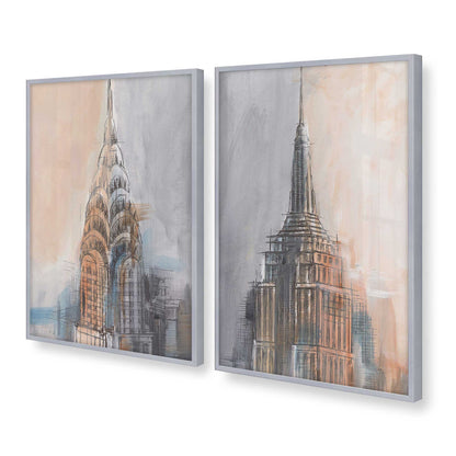 [Color:Polished Chrome], Picture of art in a Polished Chrome frame at an angle