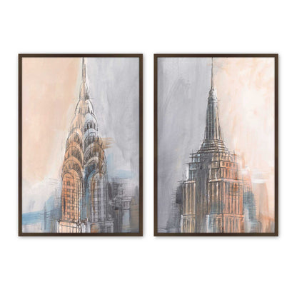 [Color:Belvinder Brown], Picture of art in a Belvinder Brown frame