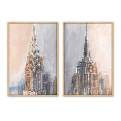 [Color:American Maple], Picture of art in a American Maple frame