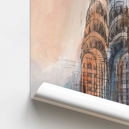 [color:Rolled Print], Picture of close up of art