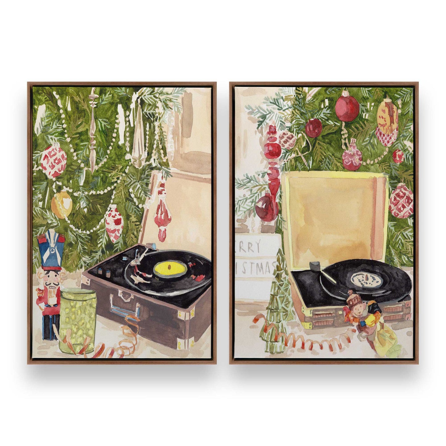 [Color:Walnut], Picture of art in a Walnut frame