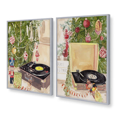 [Color:Polished Chrome], Picture of art in a Polished Chrome frame at an angle