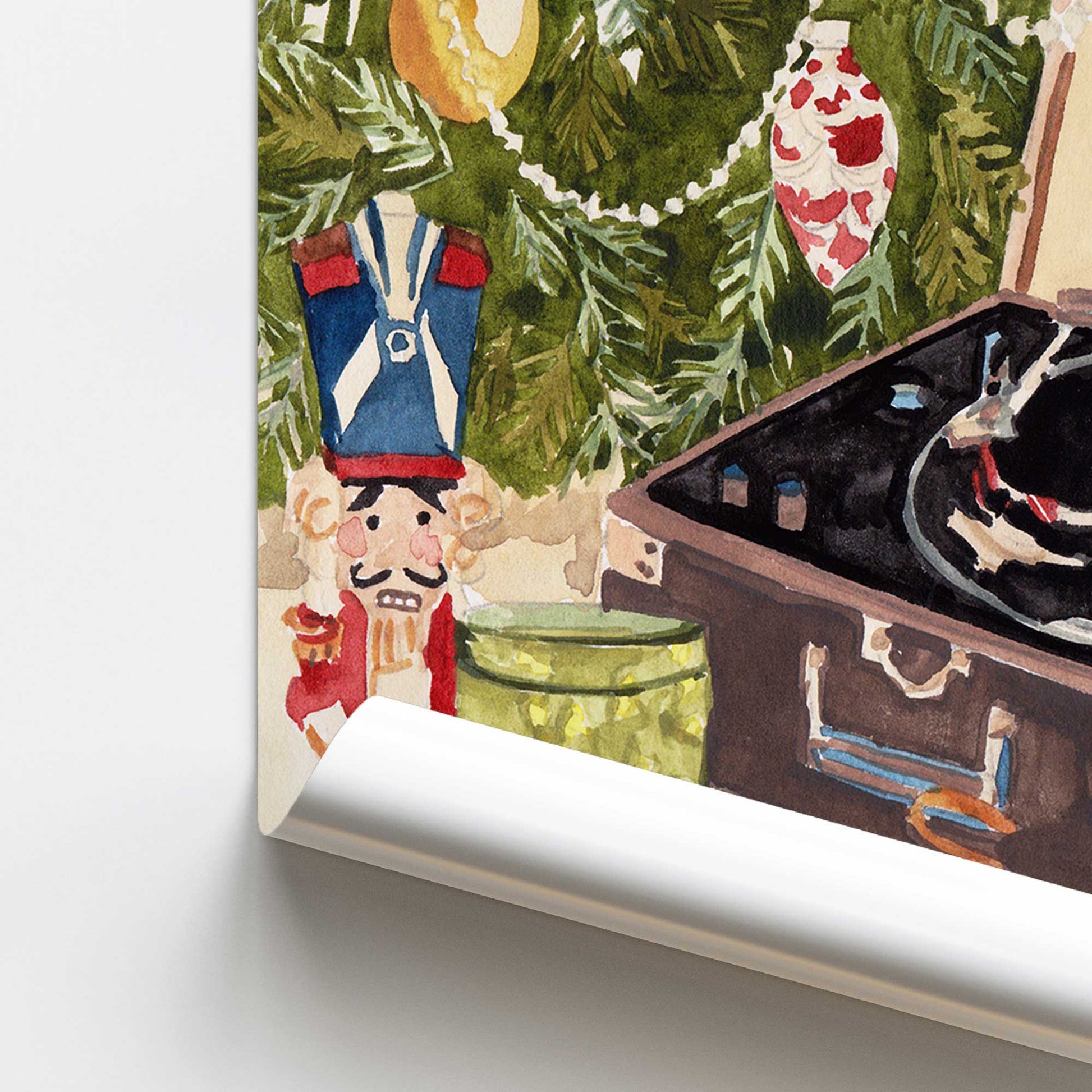 [color:Rolled Print], Picture of close up of art