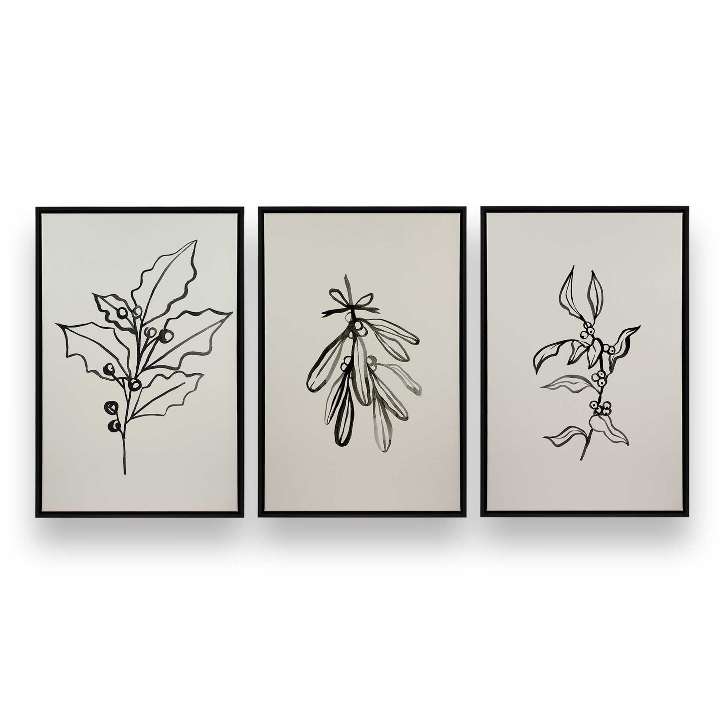 [Color:Satin Black], Picture of art in a Satin Black frame