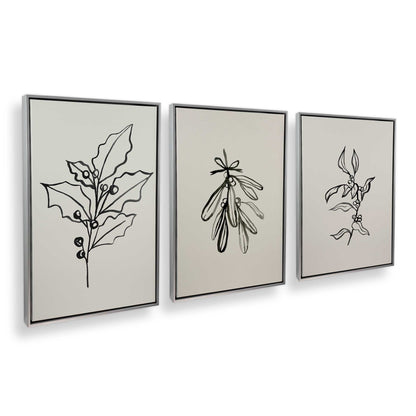 [Color:Polished Chrome], Picture of art in a Polished Chrome frame at an angle