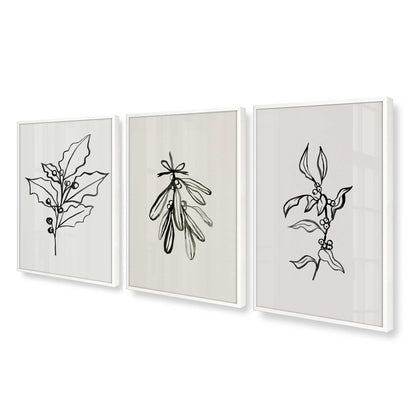 [Color:Opaque White], Picture of art in an Opaque White frame at an angle