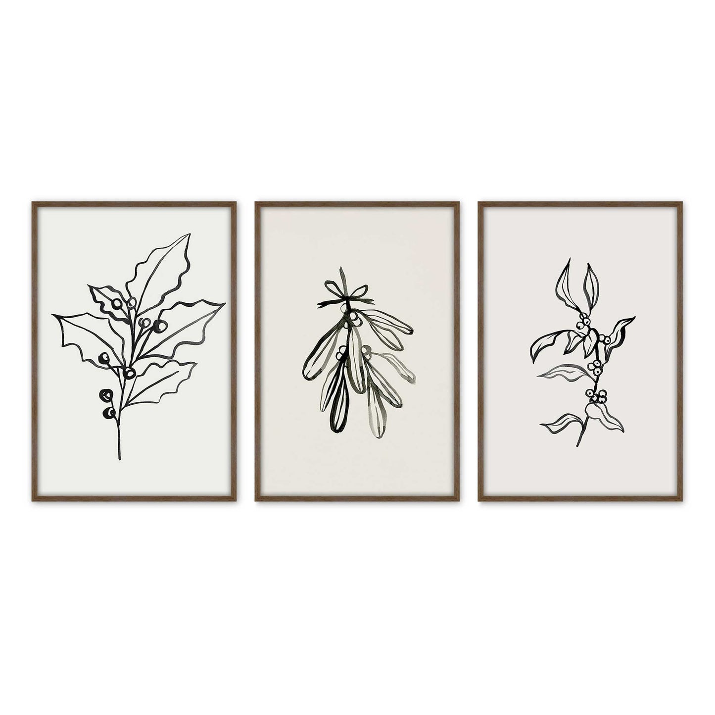 [Color:Walnut], Picture of art in a Walnut frame