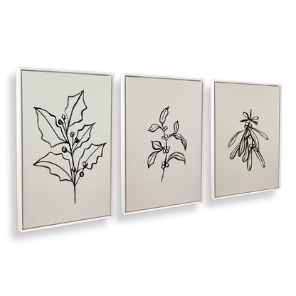 [Color:Opaque White], Picture of art in a White frame at an angle