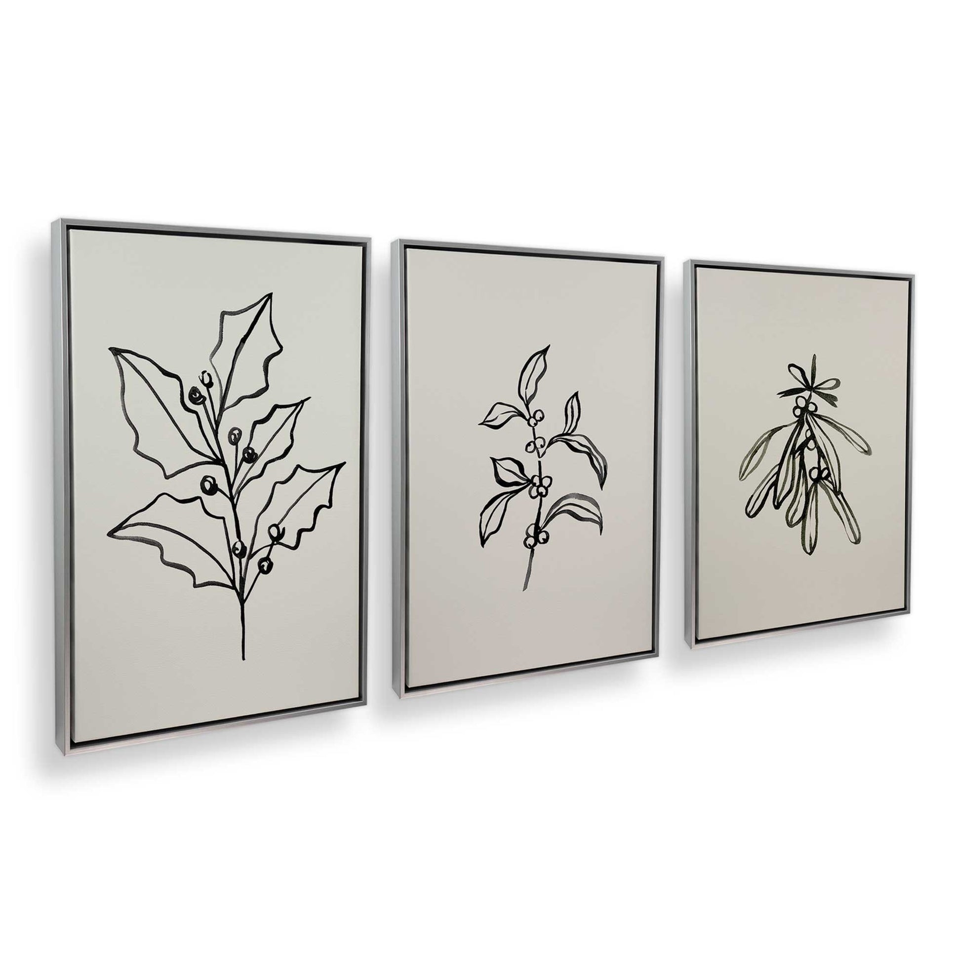 [Color:Polished Chrome], Picture of art in a Polished Chrome frame at an angle