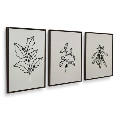 [Color:Espresso], Picture of art in an Espresso frame at an angle