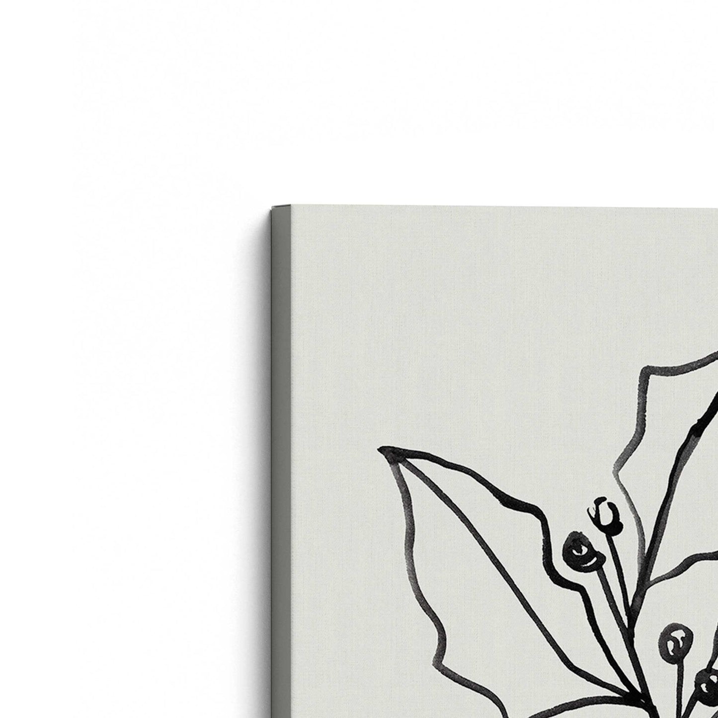 [Color:Stretched Canvas], Picture of the corner of the art