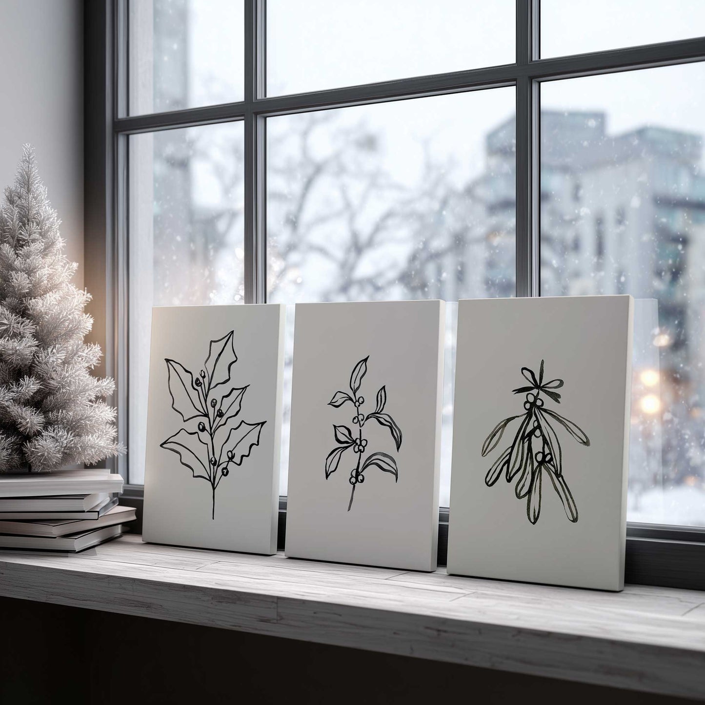 [Color:Opaque White], Picture of art in a White frame