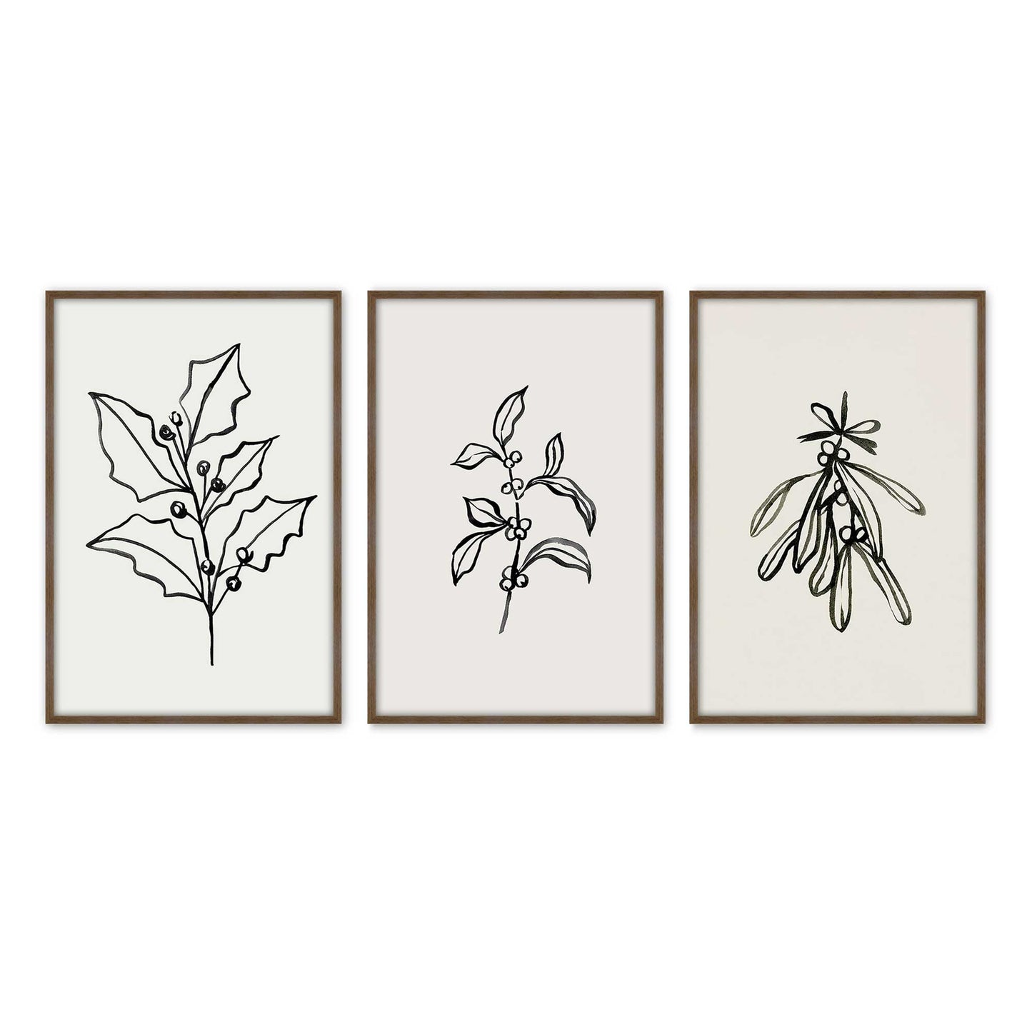 [Color:Walnut], Picture of art in a Walnut frame