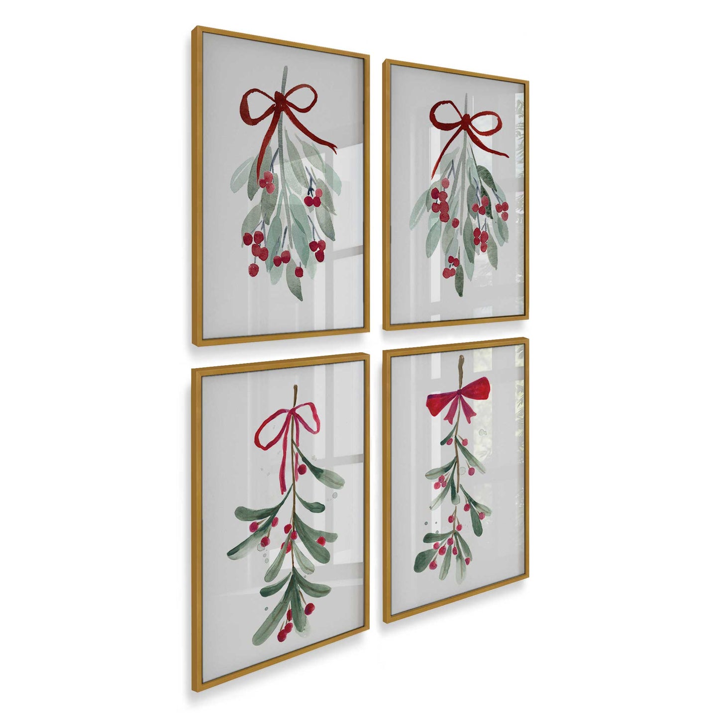 [Color:Polished Gold], Picture of art in a Polished Gold frame of the corner