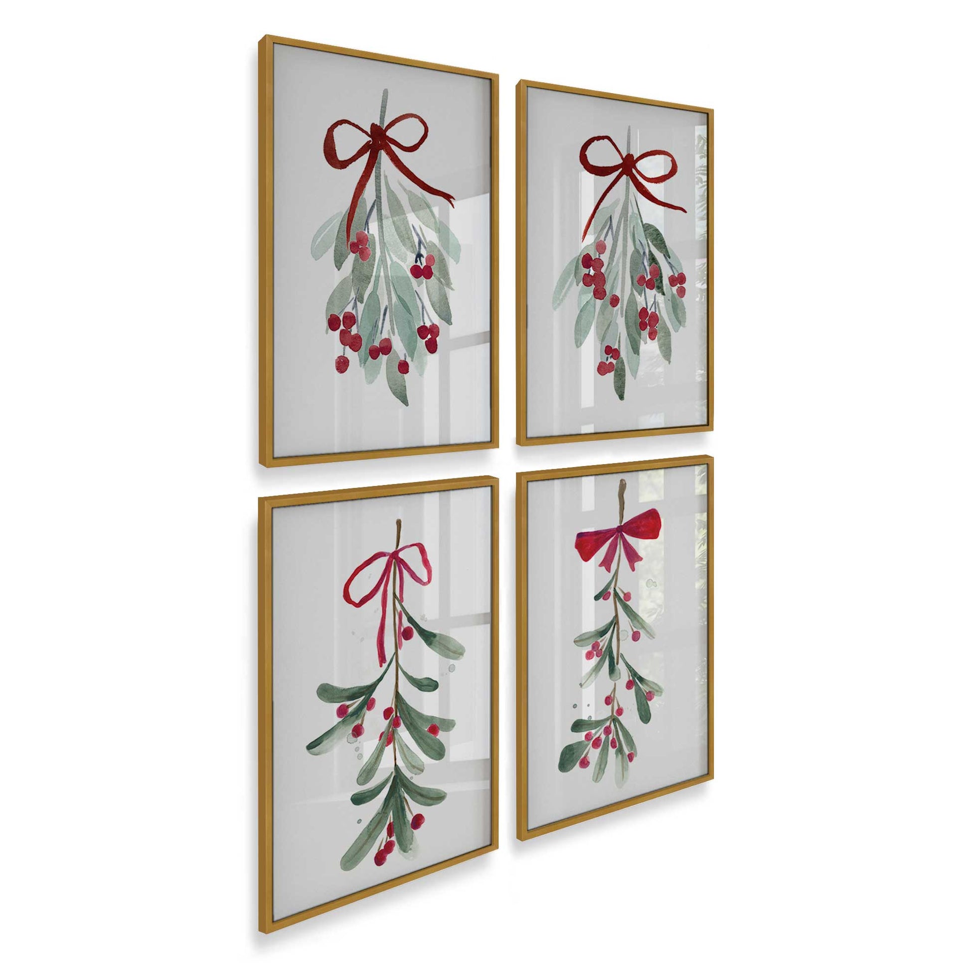 [Color:Polished Gold], Picture of art in a Polished Gold frame of the corner