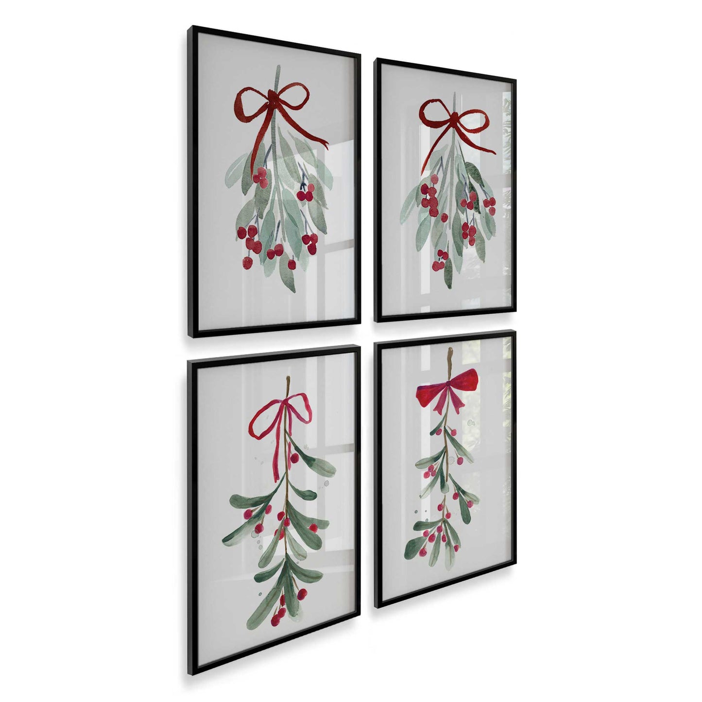 [Color:Satin Black], Picture of art in a Satin Black frame at an angle