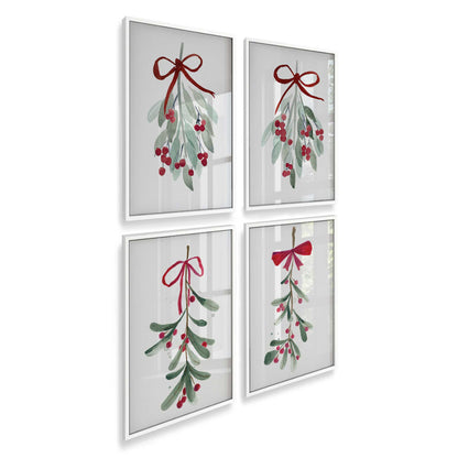 [Color:Opaque White], Picture of art in an Opaque White frame at an angle