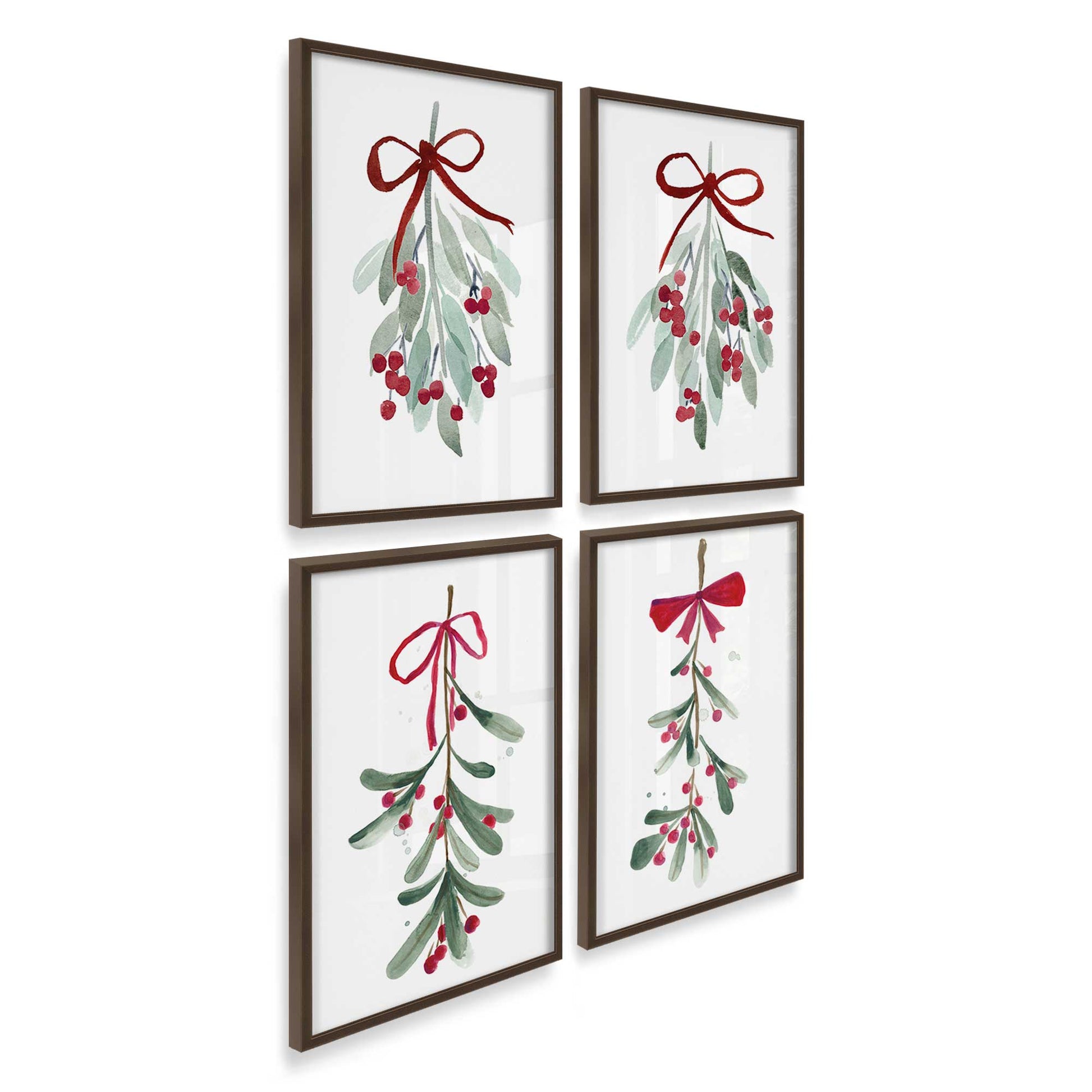 [Color:Belvinder Brown], Picture of art in a Belvinder Brown frame at an angle