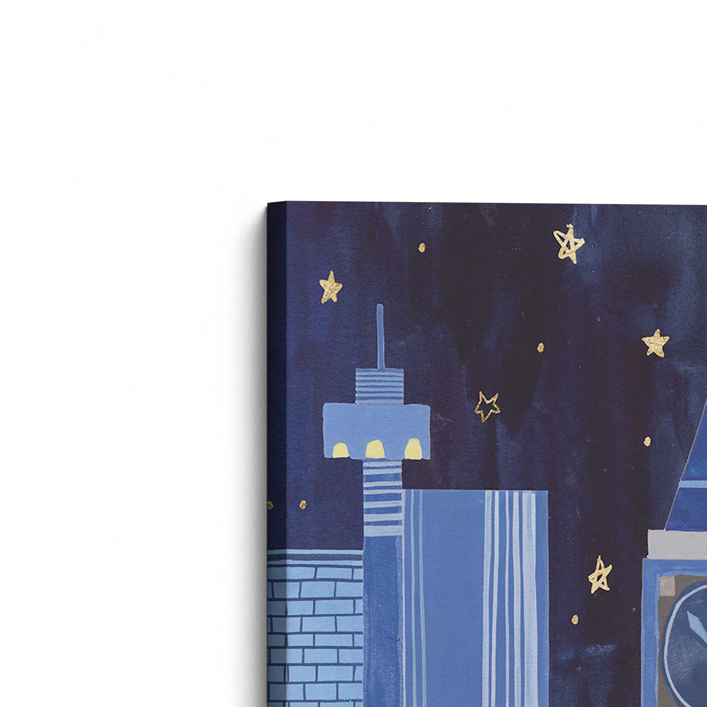 [Color:Stretched Canvas], Picture of art at an angle