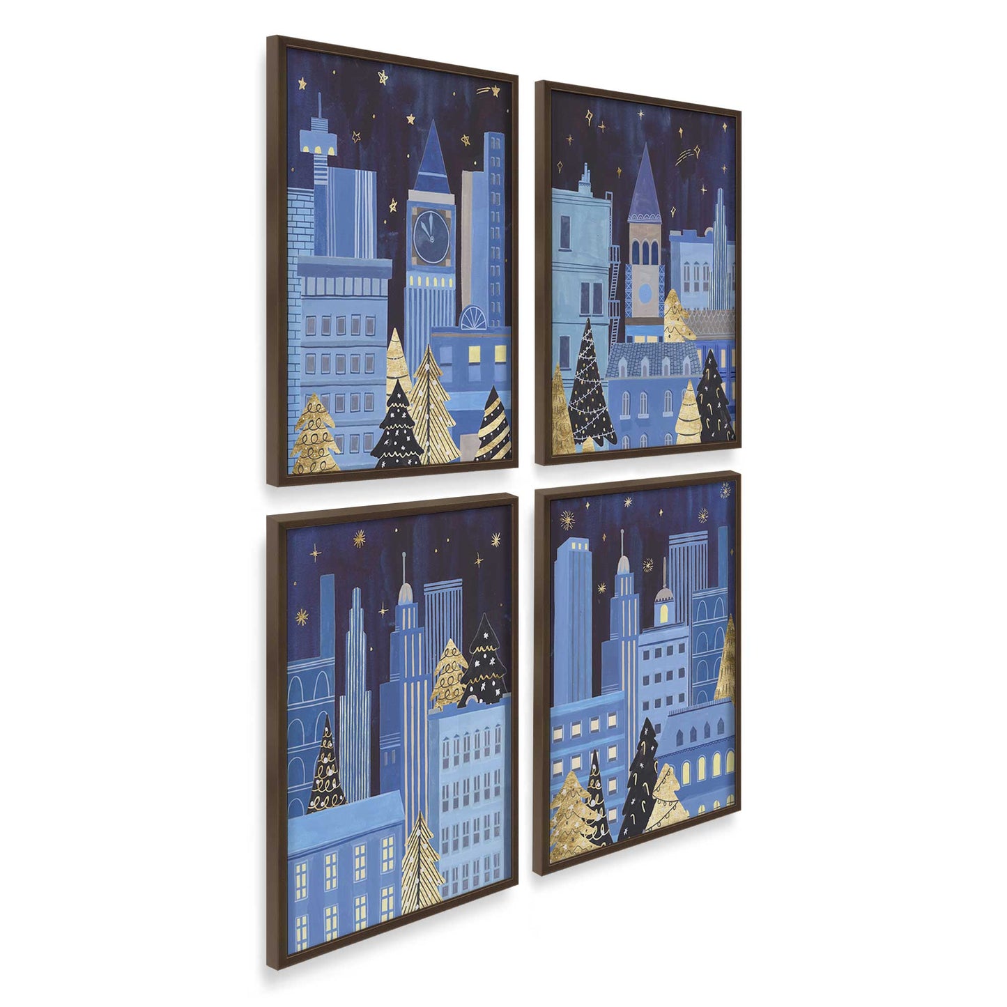 [Color:Belvinder Brown], Picture of art in a Belvinder Brown frame at an angle