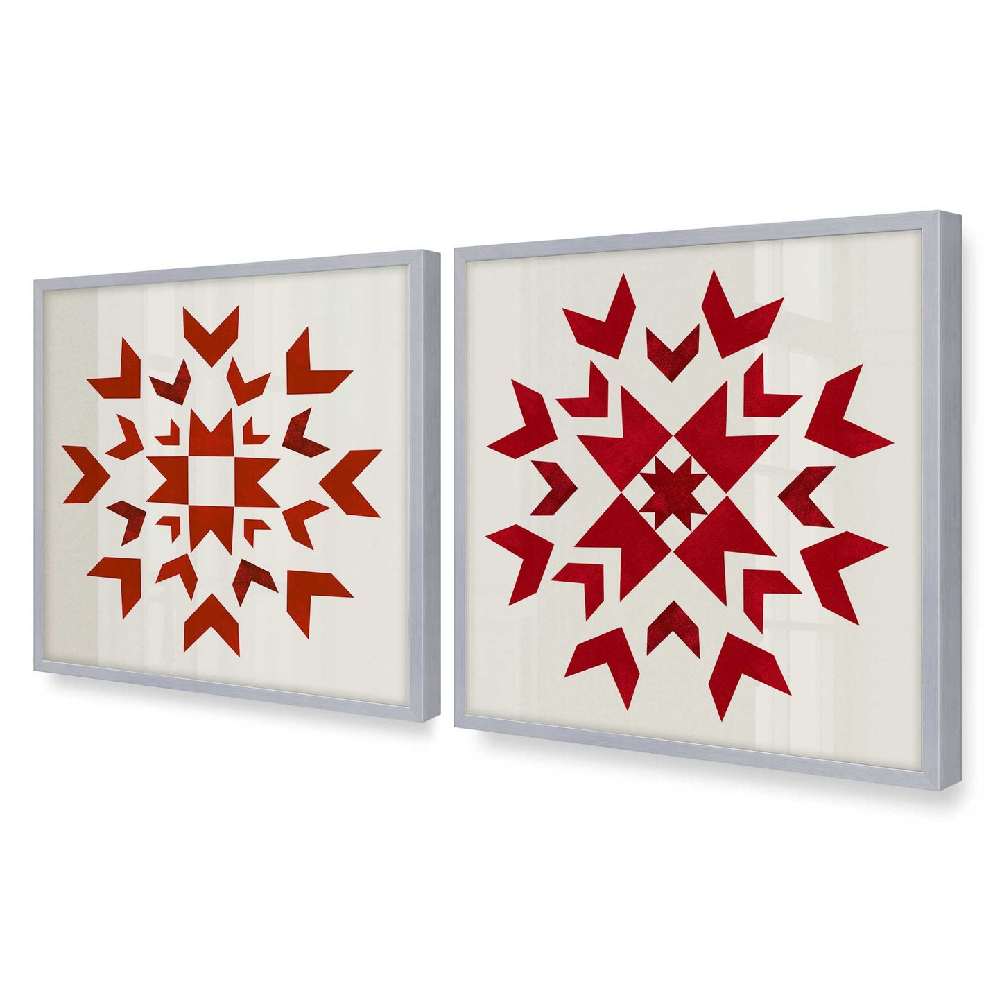 [Color:Polished Chrome], Picture of art in a Polished Chrome frame of the corner