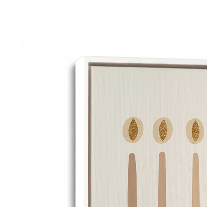 [Color:Opaque White], Picture of art in a White frame at an angle