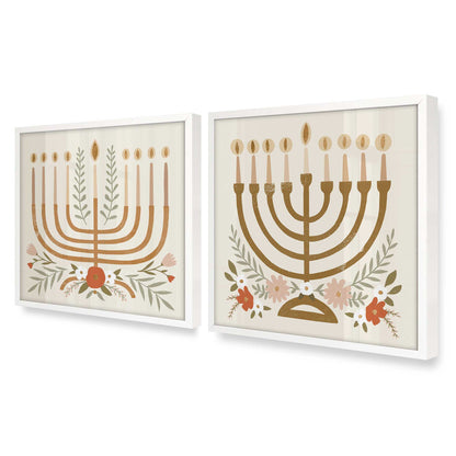 [Color:Opaque White], Picture of art in an Opaque White frame at an angle