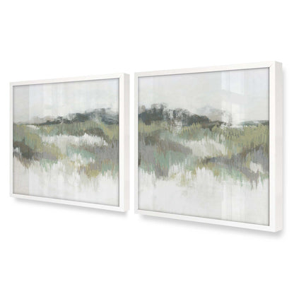 [Color:Opaque White], Picture of art in an Opaque White frame at an angle