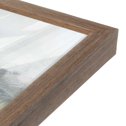 [Color:Walnut], Picture of art in a Walnut frame of the corner