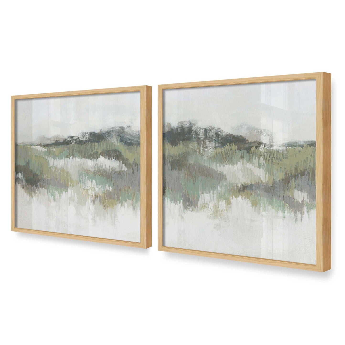 [Color:American Maple], Picture of art in an American Maple frame at an angle