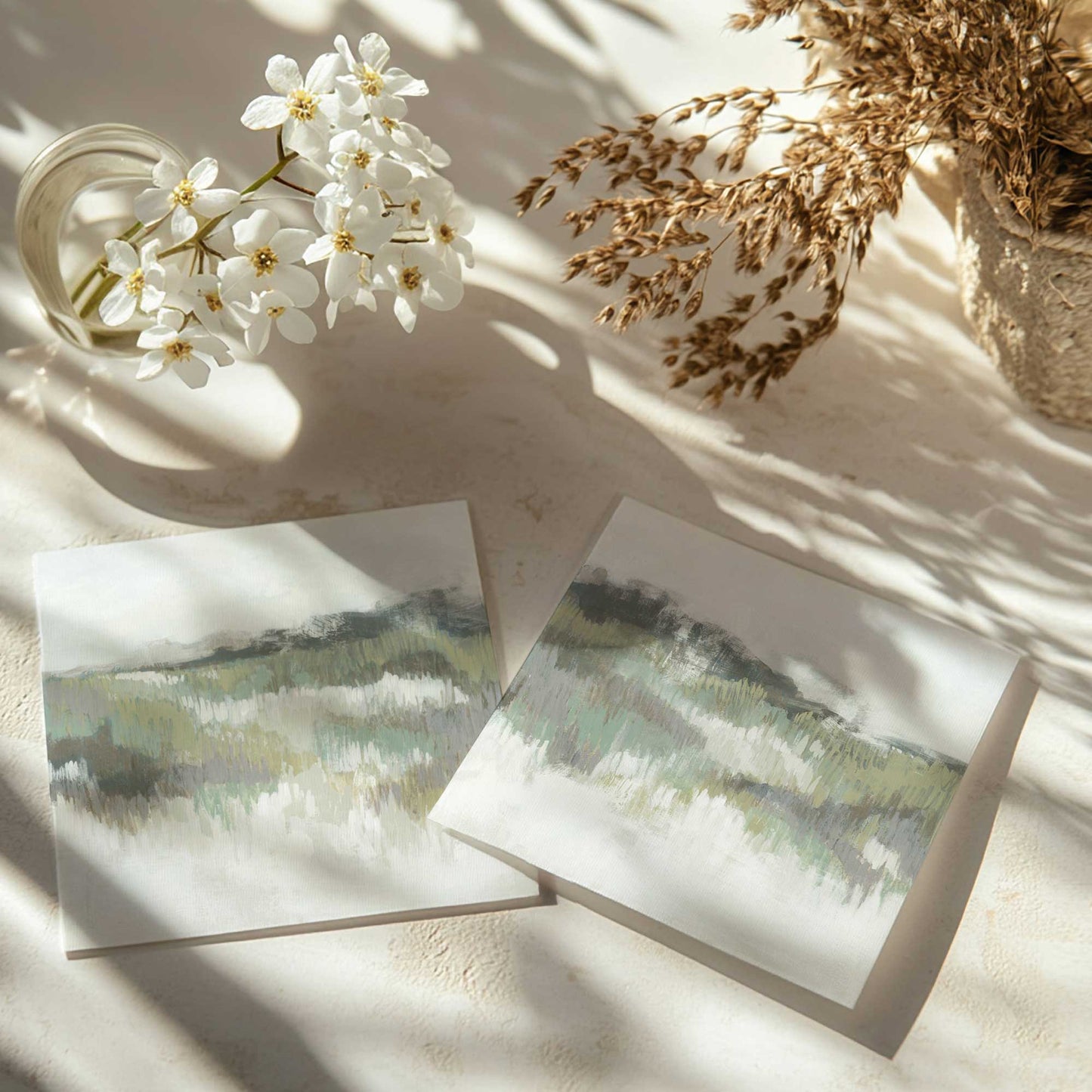 [color:Rolled Print], Picture of the art in a room