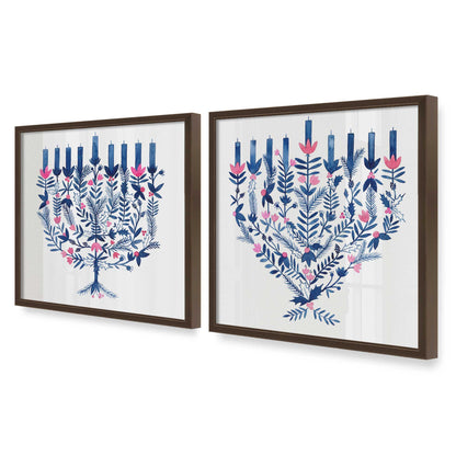 [Color:Belvinder Brown], Picture of art in a Belvinder Brown frame at an angle