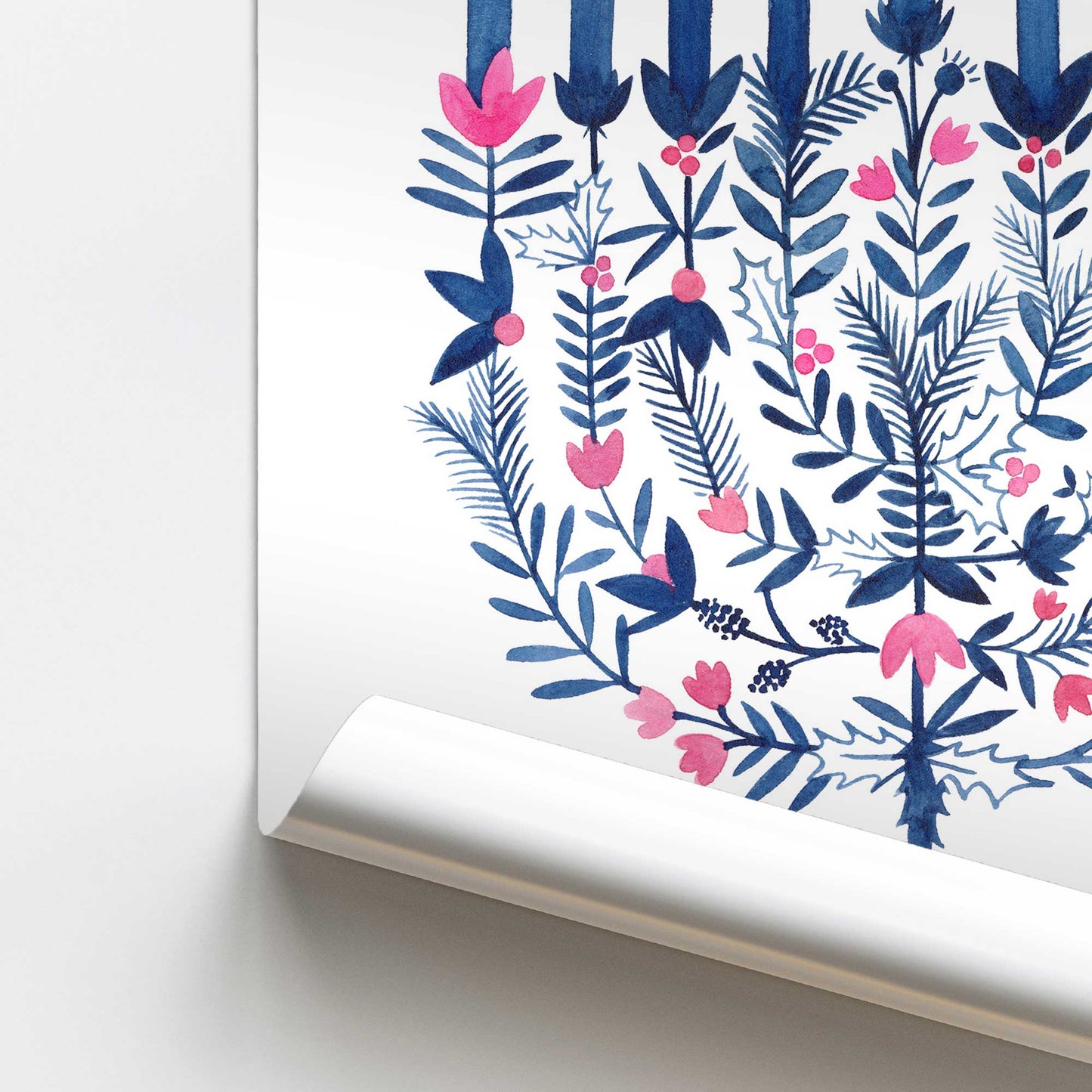 [color:Rolled Print], Picture of close up of art