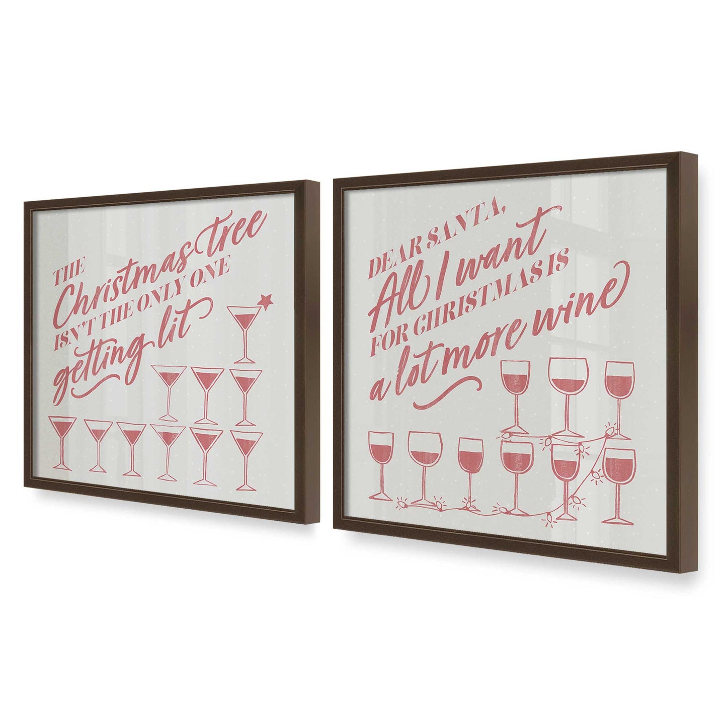 [Color:Belvinder Brown], Picture of art in a Belvinder Brown frame at an angle