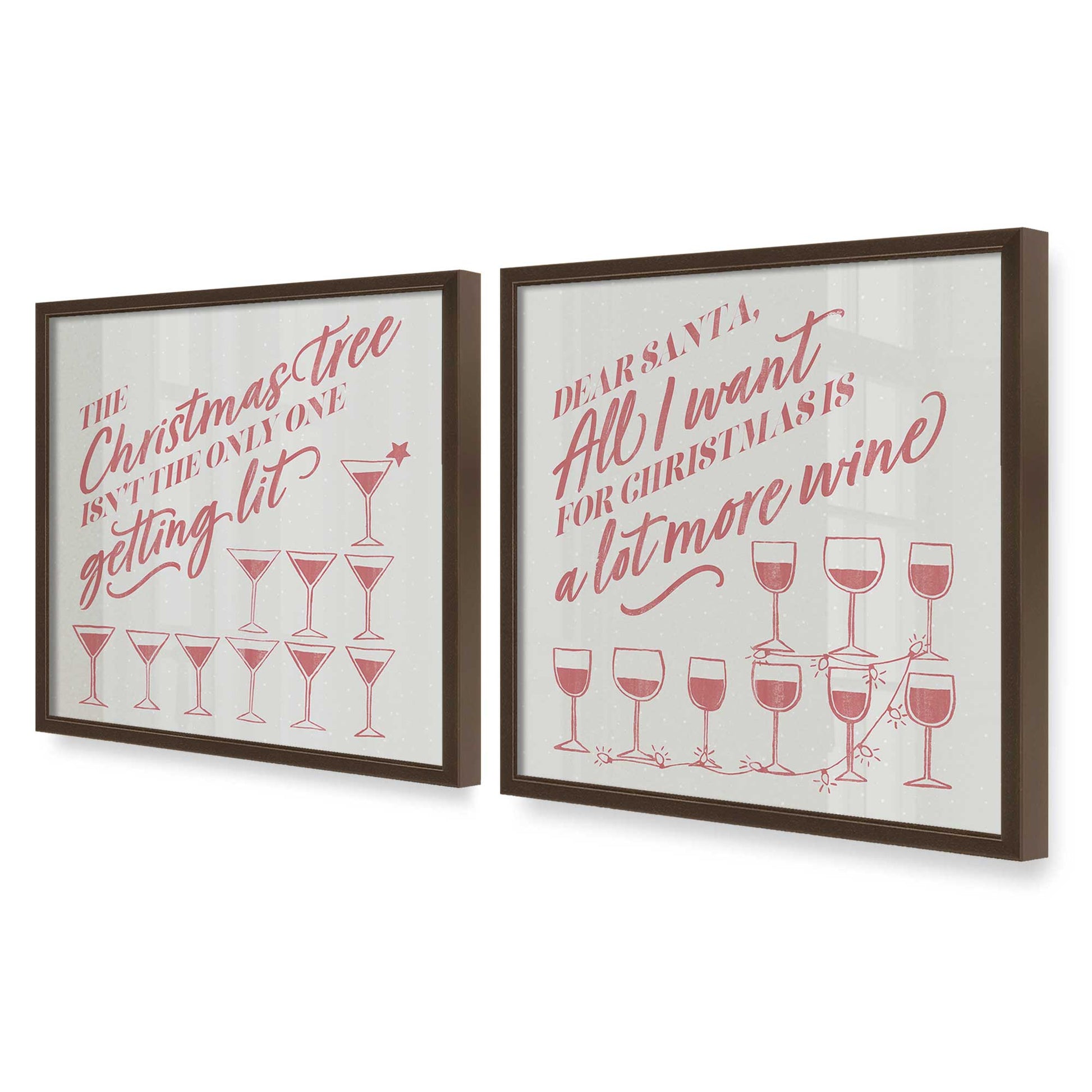 [Color:Belvinder Brown], Picture of art in a Belvinder Brown frame at an angle