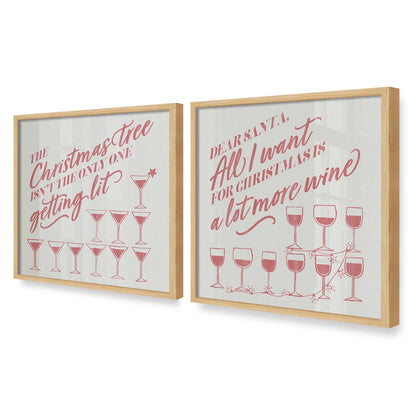 [Color:American Maple], Picture of art in an American Maple frame at an angle