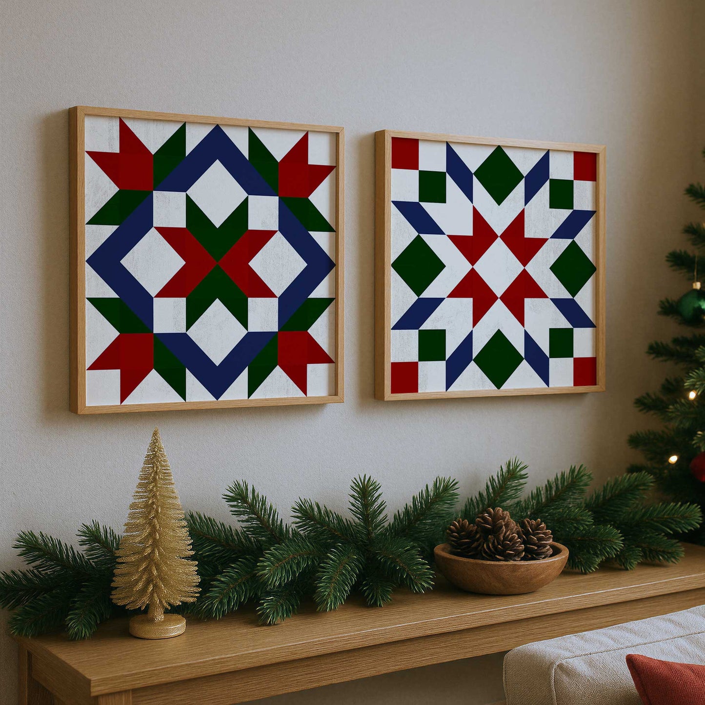 [Color:American Maple], Picture of art in an American Maple frame