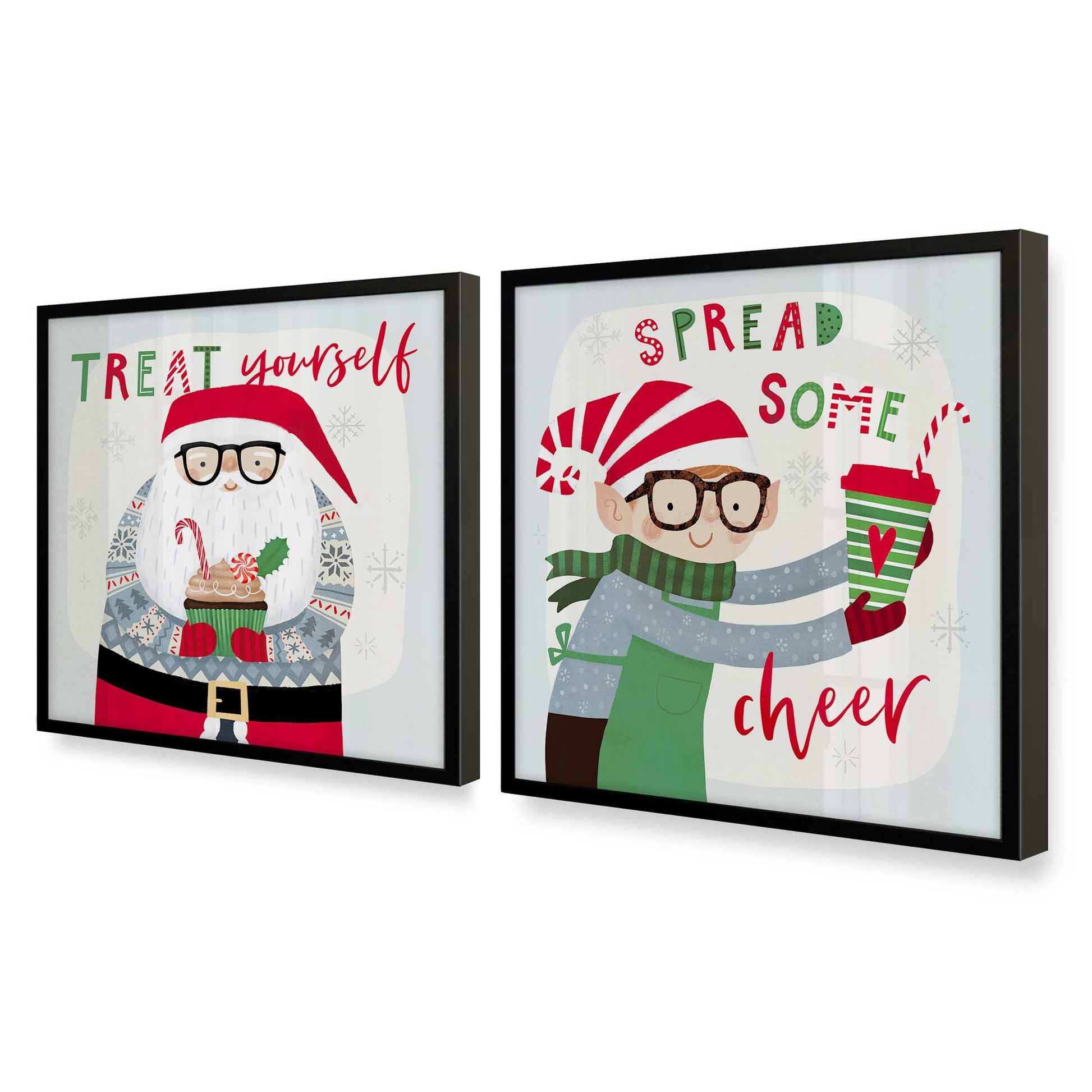 [Color:Satin Black], Picture of art in a Satin Black frame at an angle