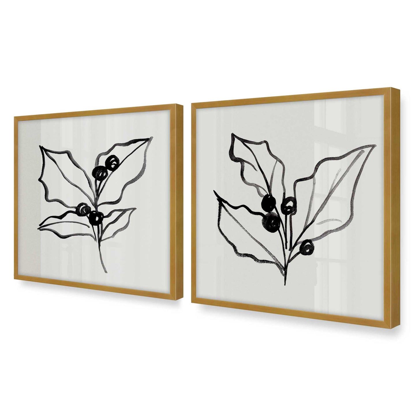 [Color:Polished Gold], Picture of art in a Polished Gold frame of the corner