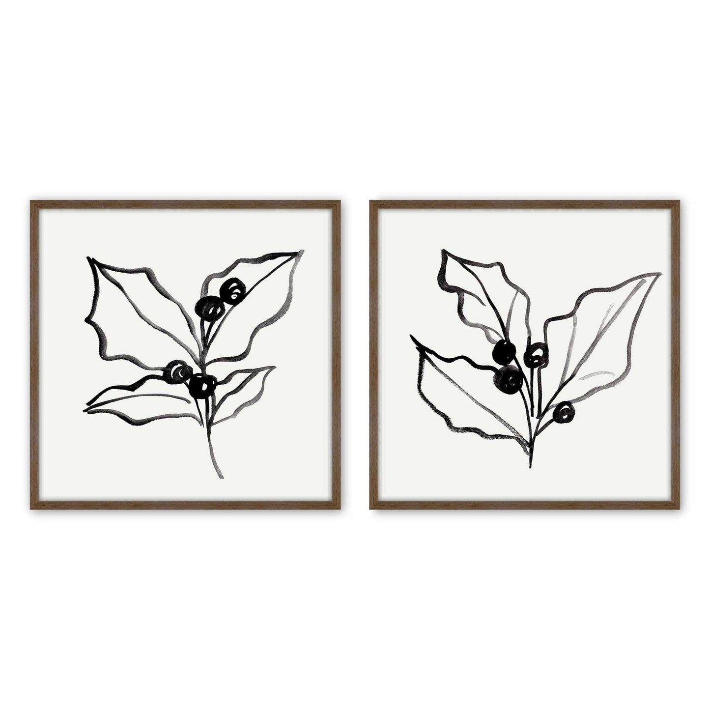 [Color:Walnut], Picture of art in a Walnut frame