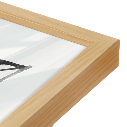 [Color:American Maple], Picture of art in an American Maple frame of the corner