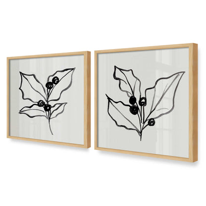 [Color:American Maple], Picture of art in an American Maple frame at an angle