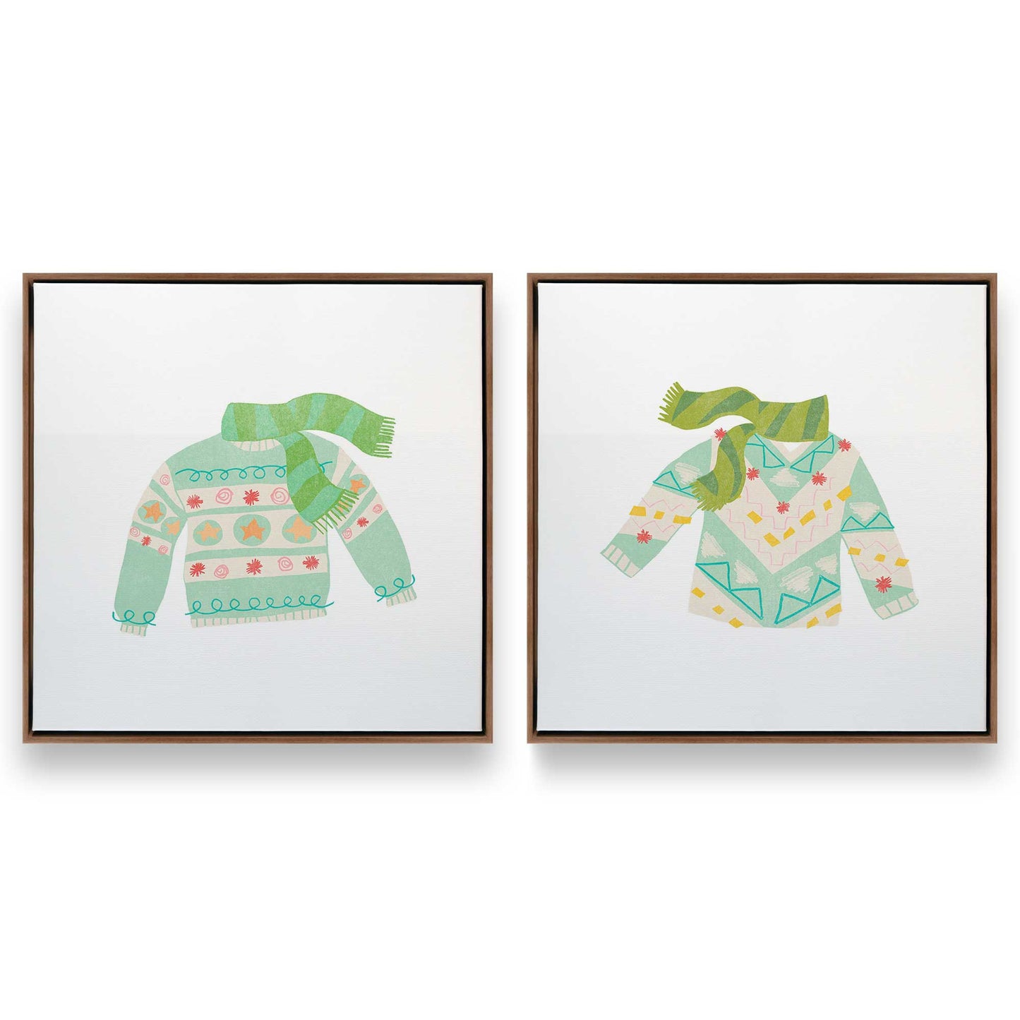 [Color:Walnut], Picture of art in a Walnut frame