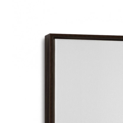 [Color:Espresso], Picture of art in an Espresso frame at an angle