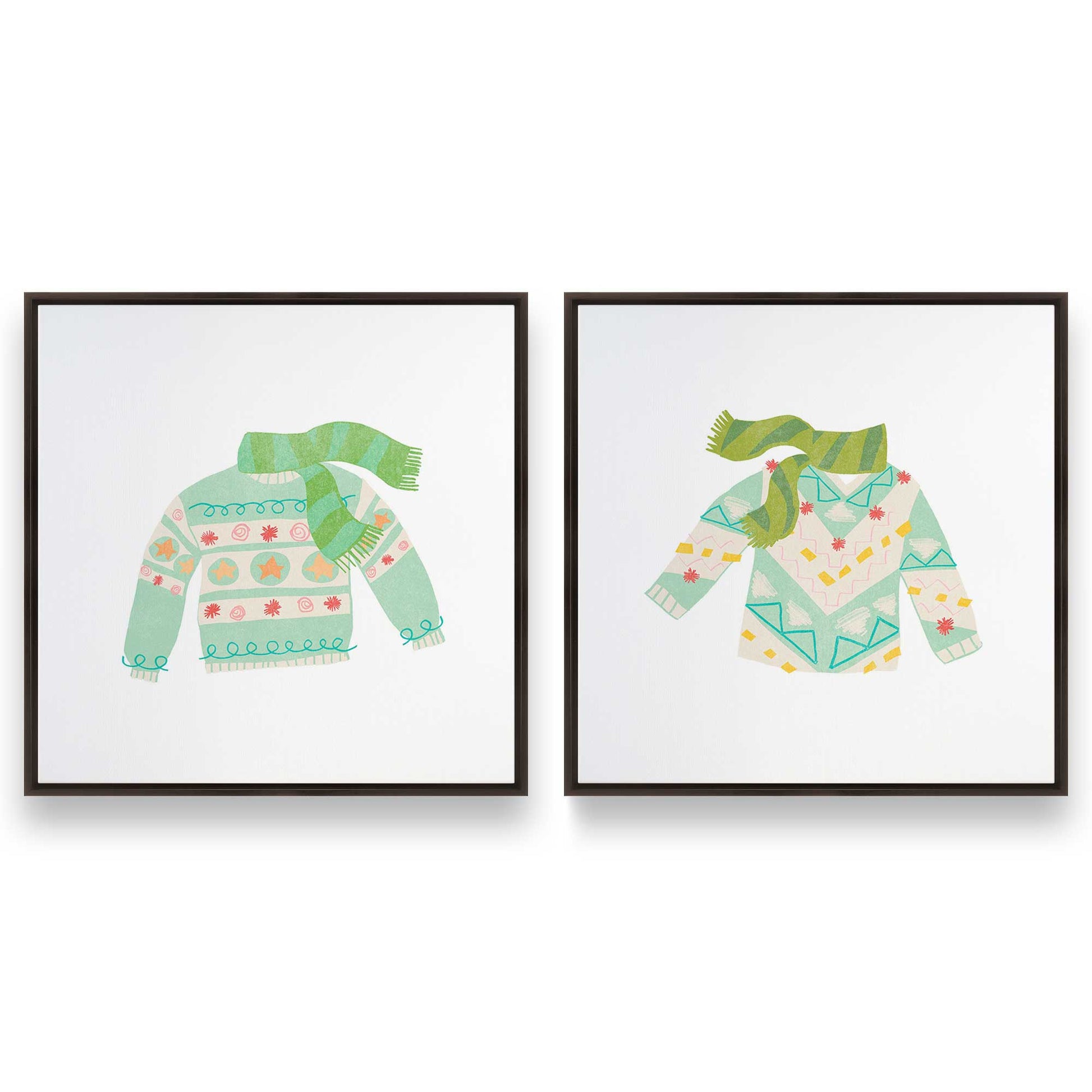 [Color:Espresso], Picture of art in an Espresso frame