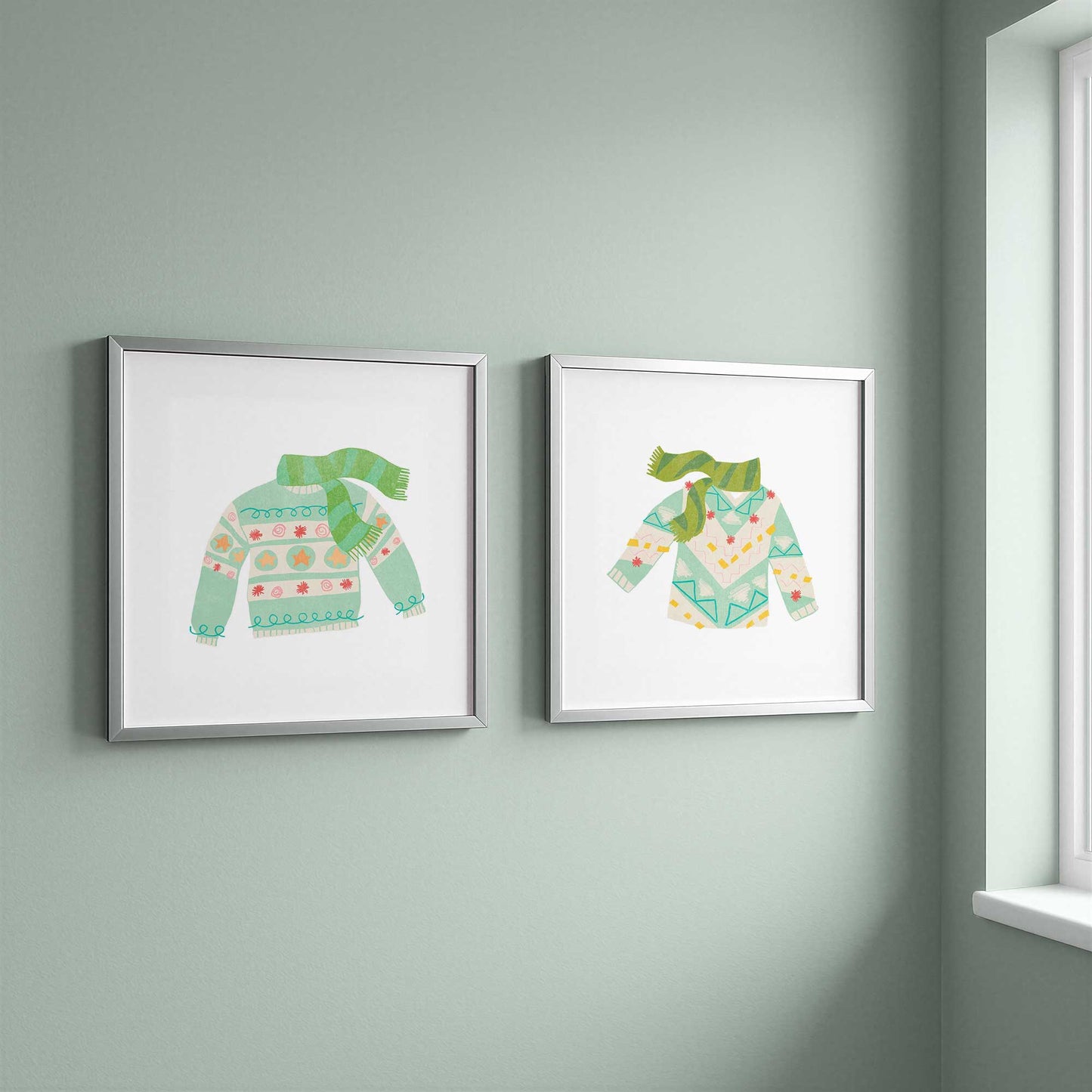 [Color:Opaque White], Picture of art in an Opaque White frame