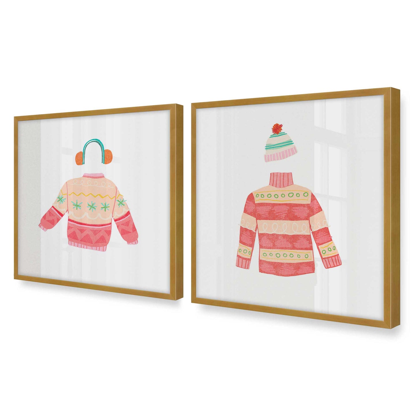 [Color:Polished Gold], Picture of art in a Polished Gold frame of the corner