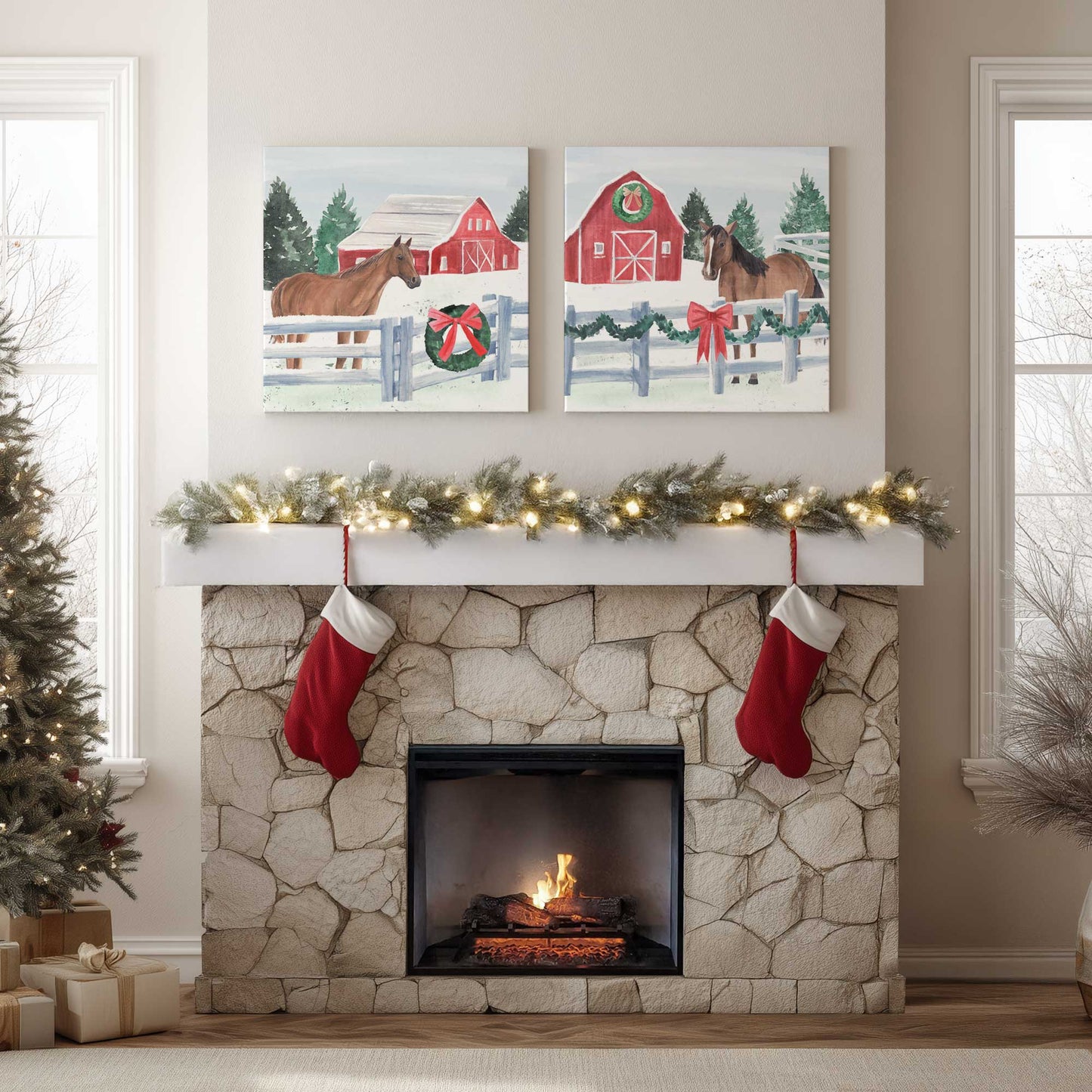 [Color:American Maple], Picture of art in an American Maple frame