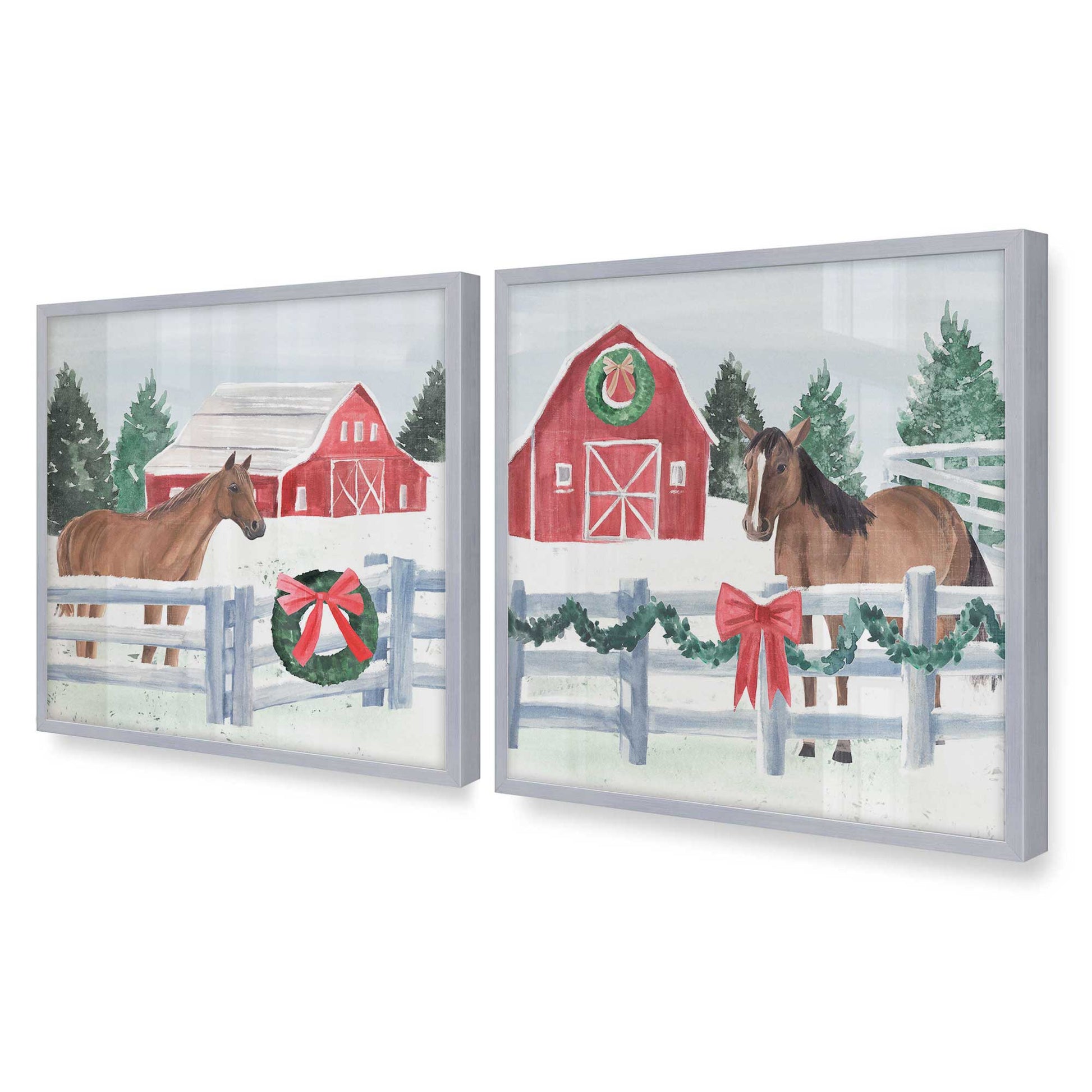 [Color:Polished Chrome], Picture of art in a Polished Chrome frame of the corner